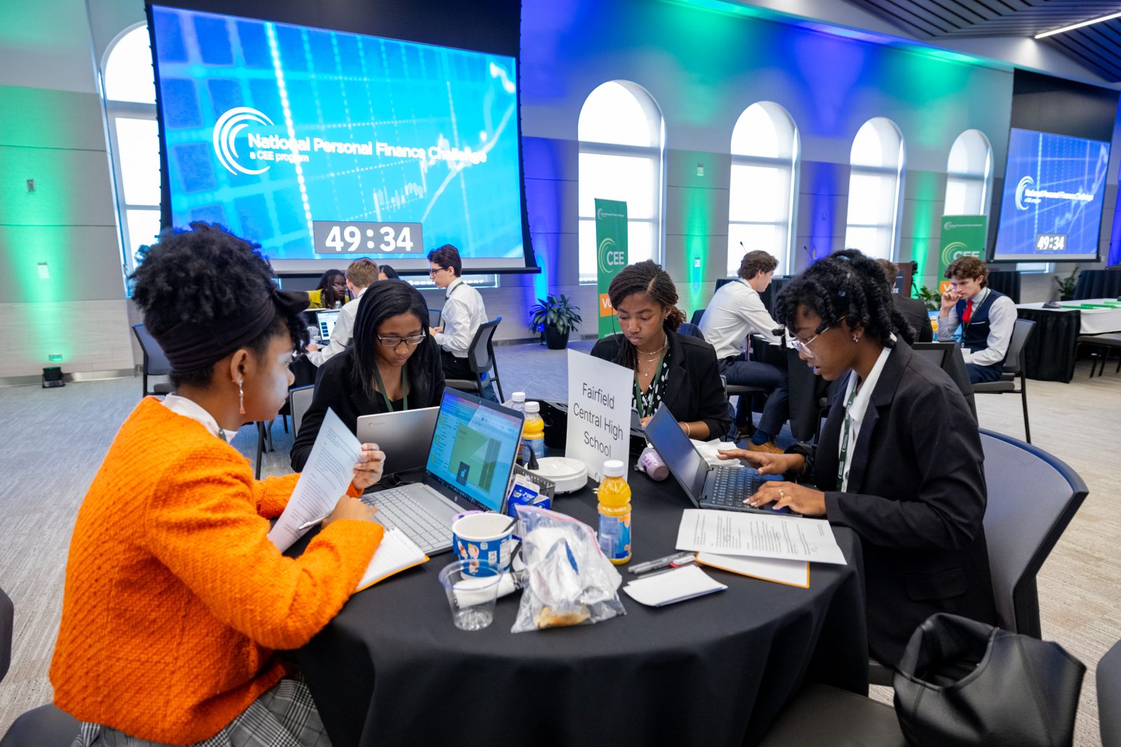 High school students compete at the National Personal Finance Challenge